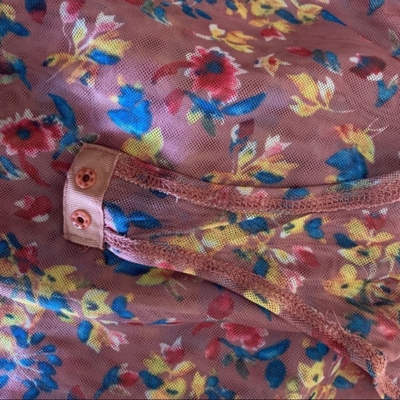 Lulu’s Sheer Mesh Floral Bodysuit - Picture 12 of 13